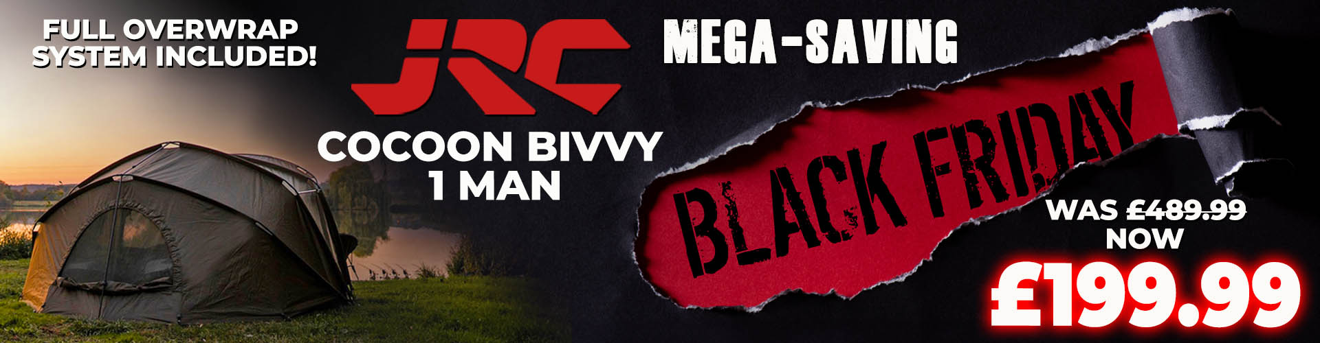 Black Friday 2023 JRC Cocoon Bivvy 1 Man